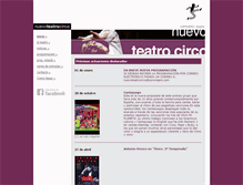 Tablet Screenshot of nuevoteatrocirco.com